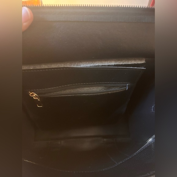 THE TOTE BAG VEGAN LEATHER BLACK - Picture 11 of 12